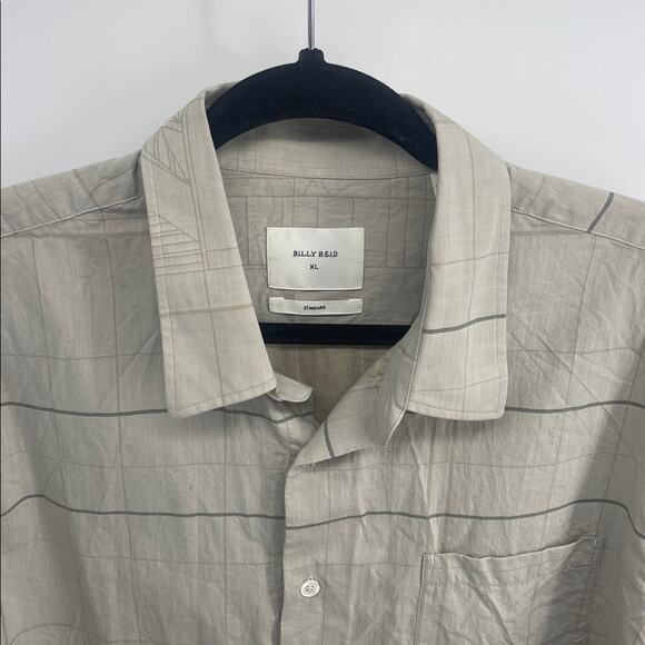Billy Reid Standard Fit 100% cotton long sleeve button up dress shirt sz XL - Picture 2 of 7